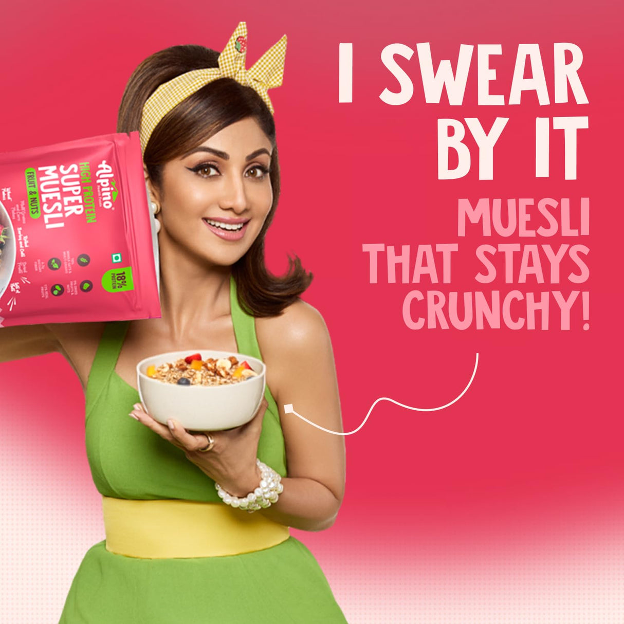 Alpino Super Muesli (Whole Grain Breakfast Cereal) - 400 gm