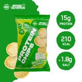 Applied Nutrition Protein Chips | Gluten-Free & Vegan | 15g Protein | 7 x 50g