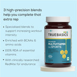 TrueBasics Advanced Multivitamin for Sports with Amino Acids | 90 Tablets