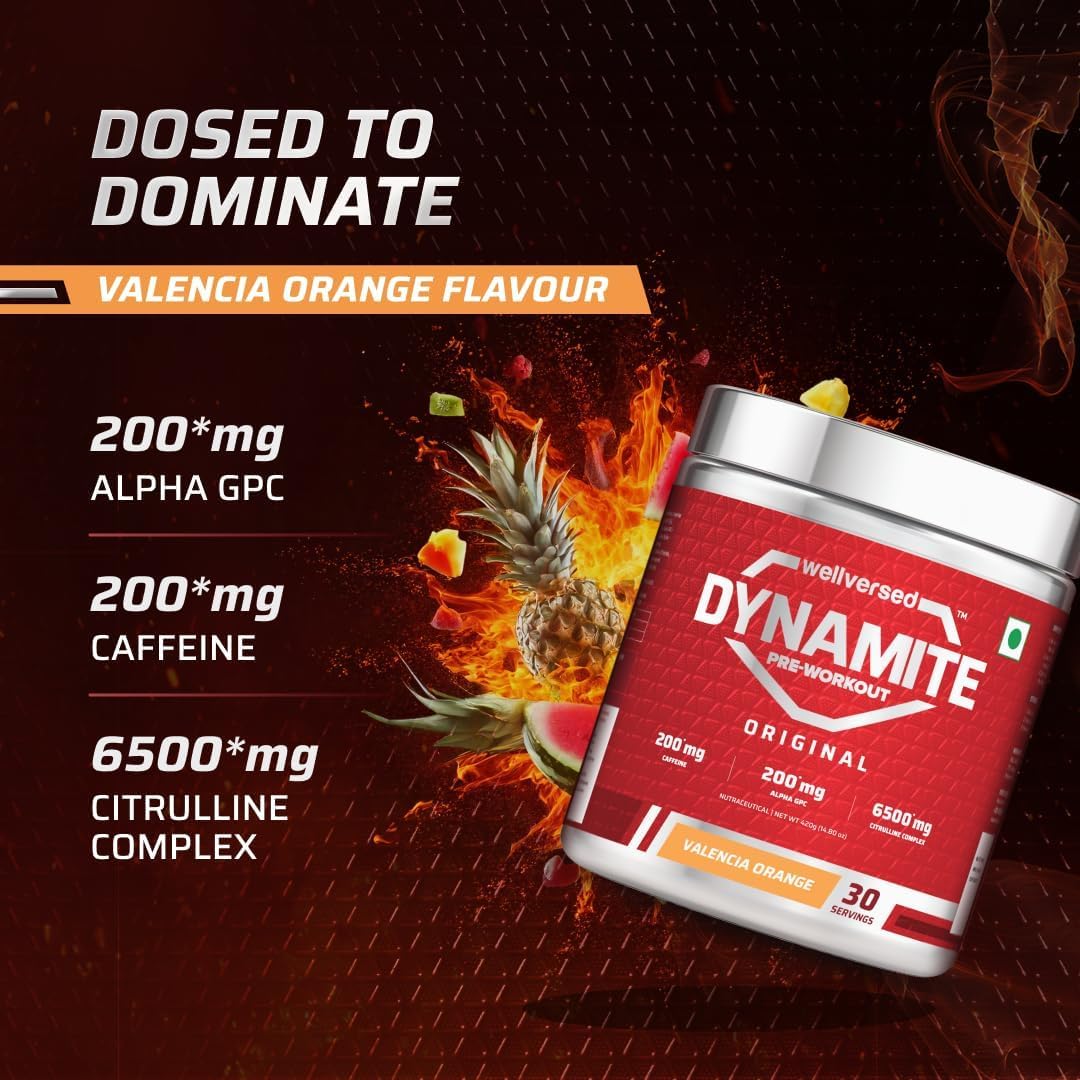 Wellversed Dynamite Pre-Workout , 210 g - 15 Servings