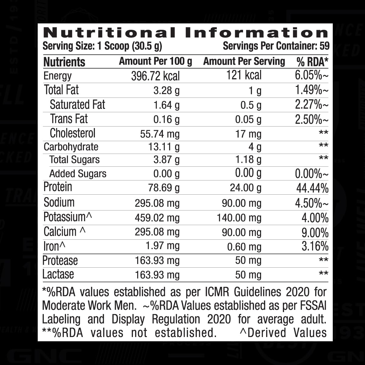GNC AMP Gold 100% Whey Protein Advance - 4 Lbs