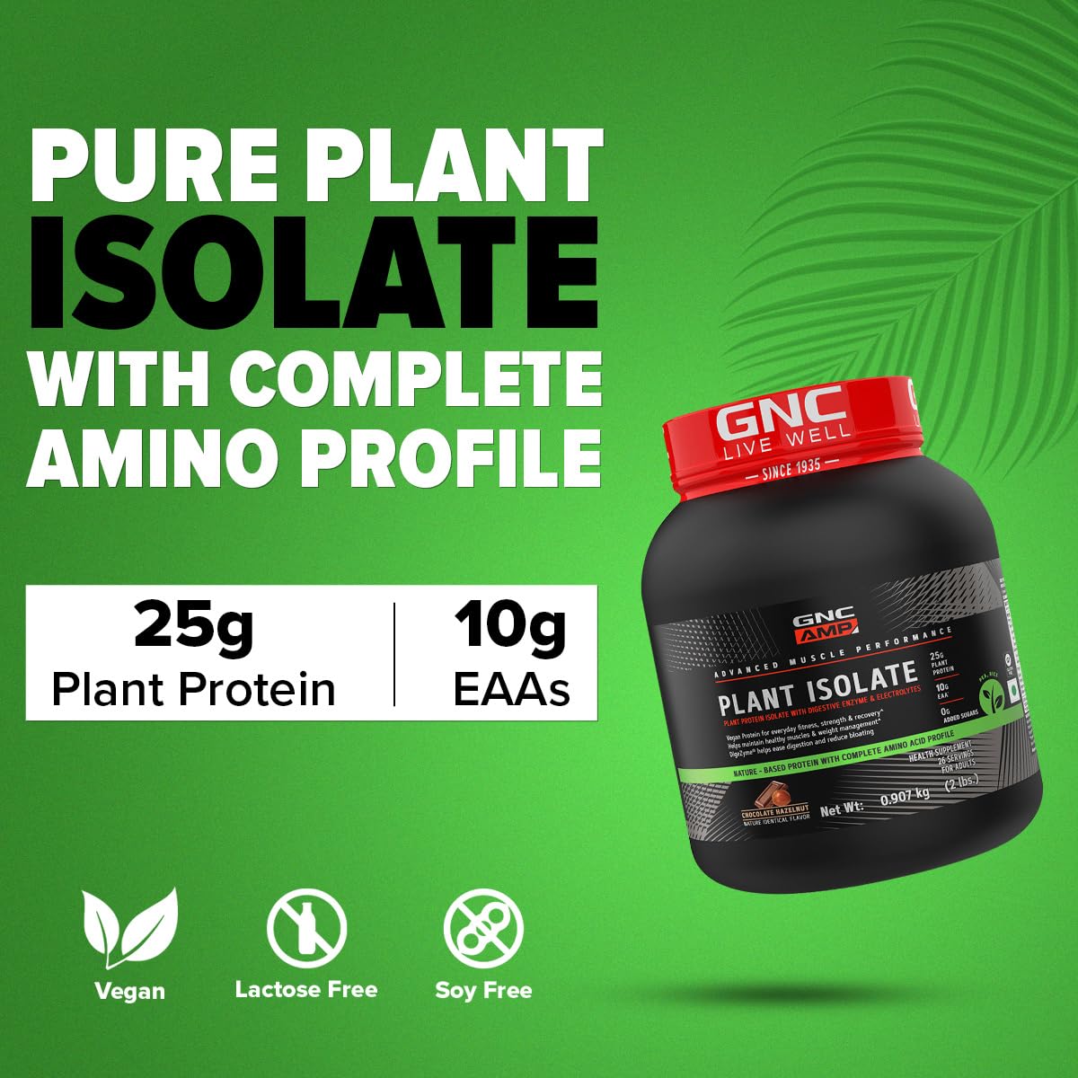 GNC AMP Plant Isolate Protein - 2 Lbs