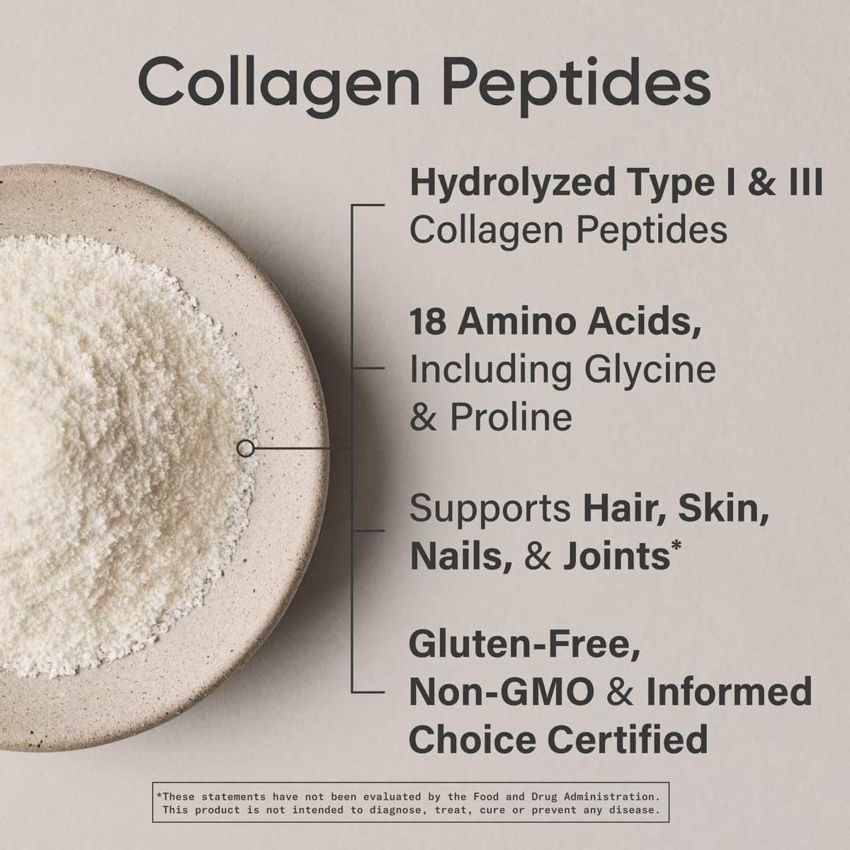 Sports Research Collagen Peptides Powder | Unflavored | 454g (41 Servings)