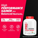 GNC Pro Performance Weight Gainer 3 Kg + Nutristar Micronized CREA Gold Creatine Monohydrate 250g (83 Servings) - Mass & Strength Bulking Combo