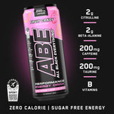 Applied Nutrition ABE Pre-Workout RTD | Sugar-Free Carbonated Drink | 330ml x 12