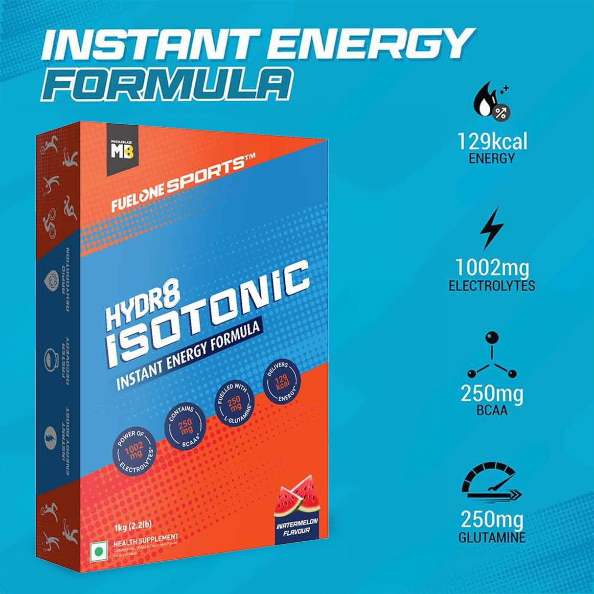 MuscleBlaze Isotonic Instant Energy Drink Formula - 1 Kg