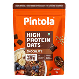 Pintola High Protein Oats Dark Chocolate 1 Kg | 26g Protein |  Breakfast Cereal