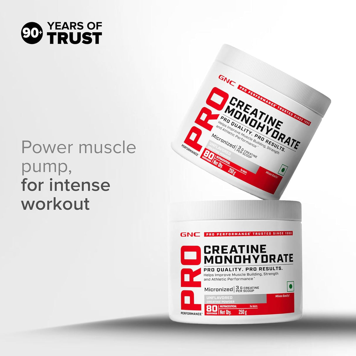 GNC Pro Performance Creatine Monohydrate , 250 Gms