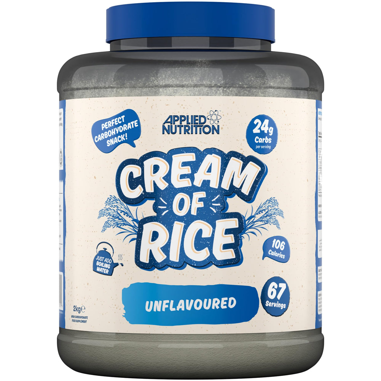 Applied Nutrition Cream of Rice | 25g Carbs | 2kg (67 Servings)