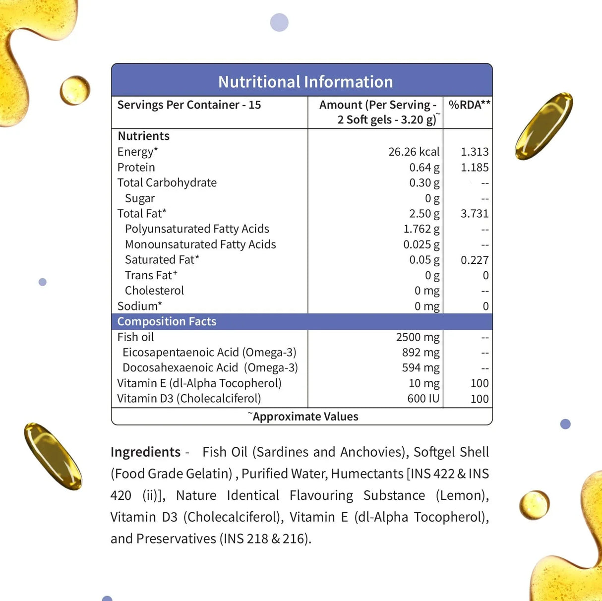 Neuherbs Deep Sea Fish Oil 30 Caps