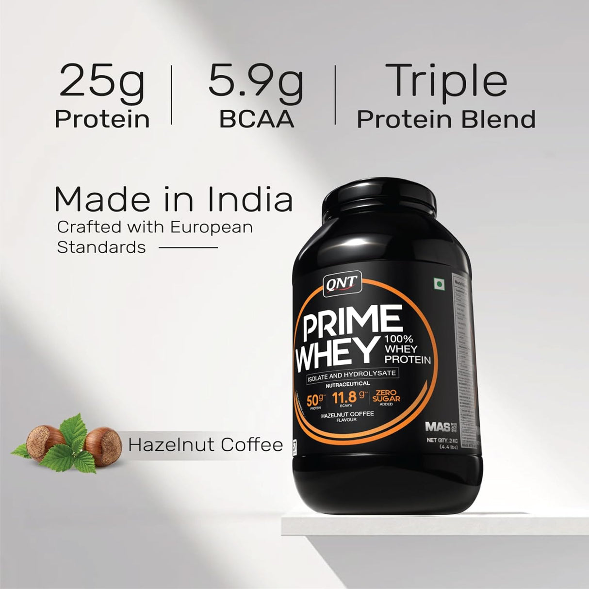 QNT Prime Whey Protein 4.4 Lbs