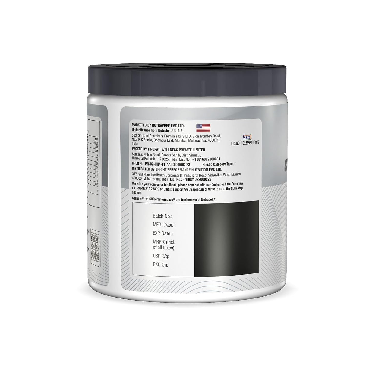Cellucor COR-Performance Creatine Monohydrate 250g | 83 Servings