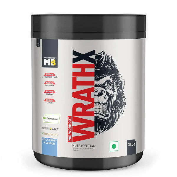 MuscleBlaze Pre Workout WrathX - 20 Servings