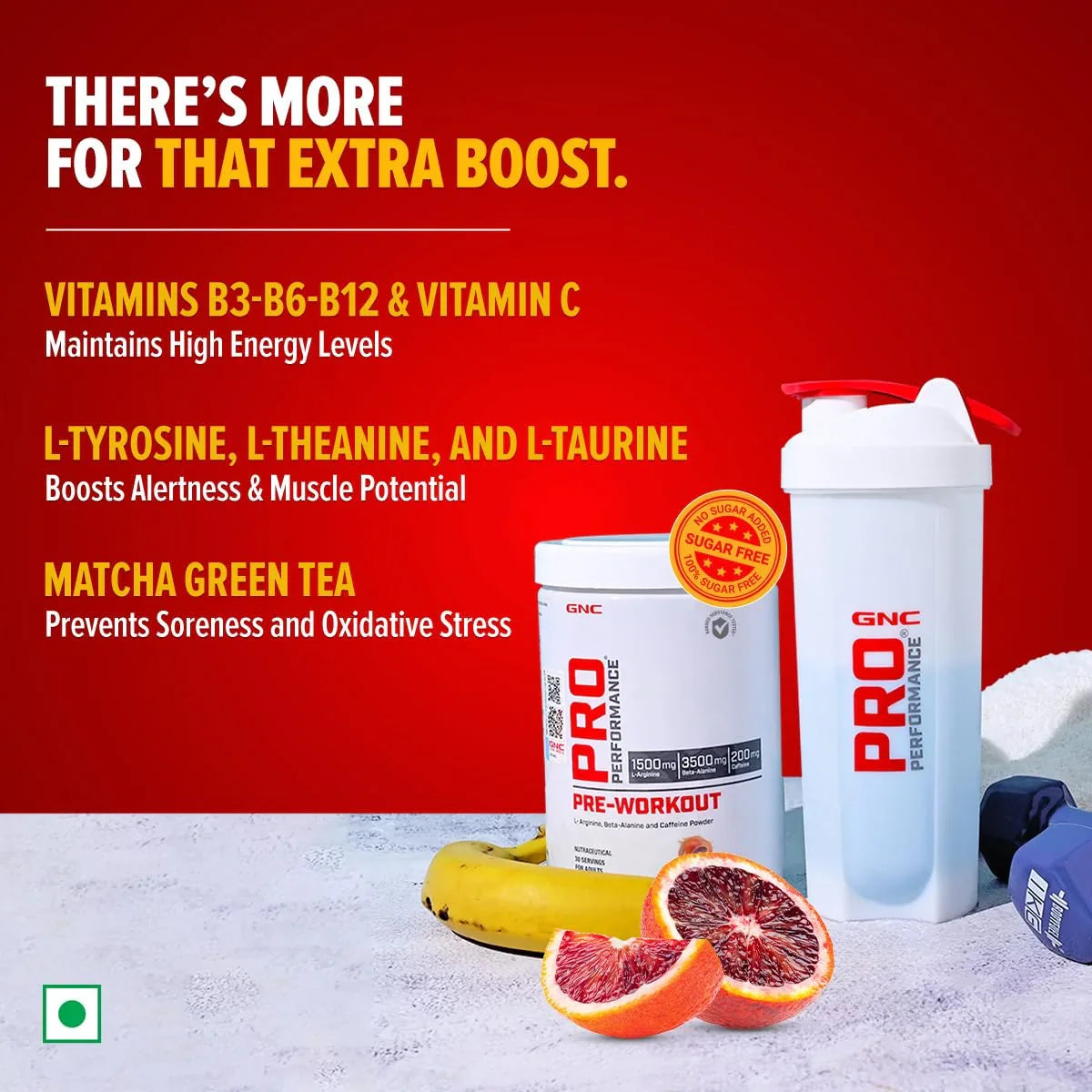 GNC Pro Performance Pre Workout (30 Servings) + Nutristar Micronized CREA Gold Creatine Monohydrate 250g (83 Servings) - Explosive Strength & Performance Combo
