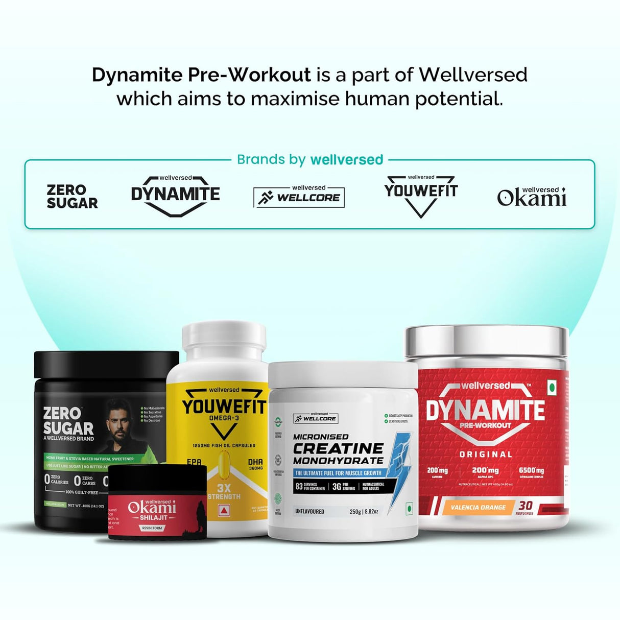 Wellversed Dynamite Pre-Workout , 210 g - 15 Servings