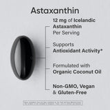 Sports Research Astaxanthin Triple Strength 12mg | 60 Veggie Softgels