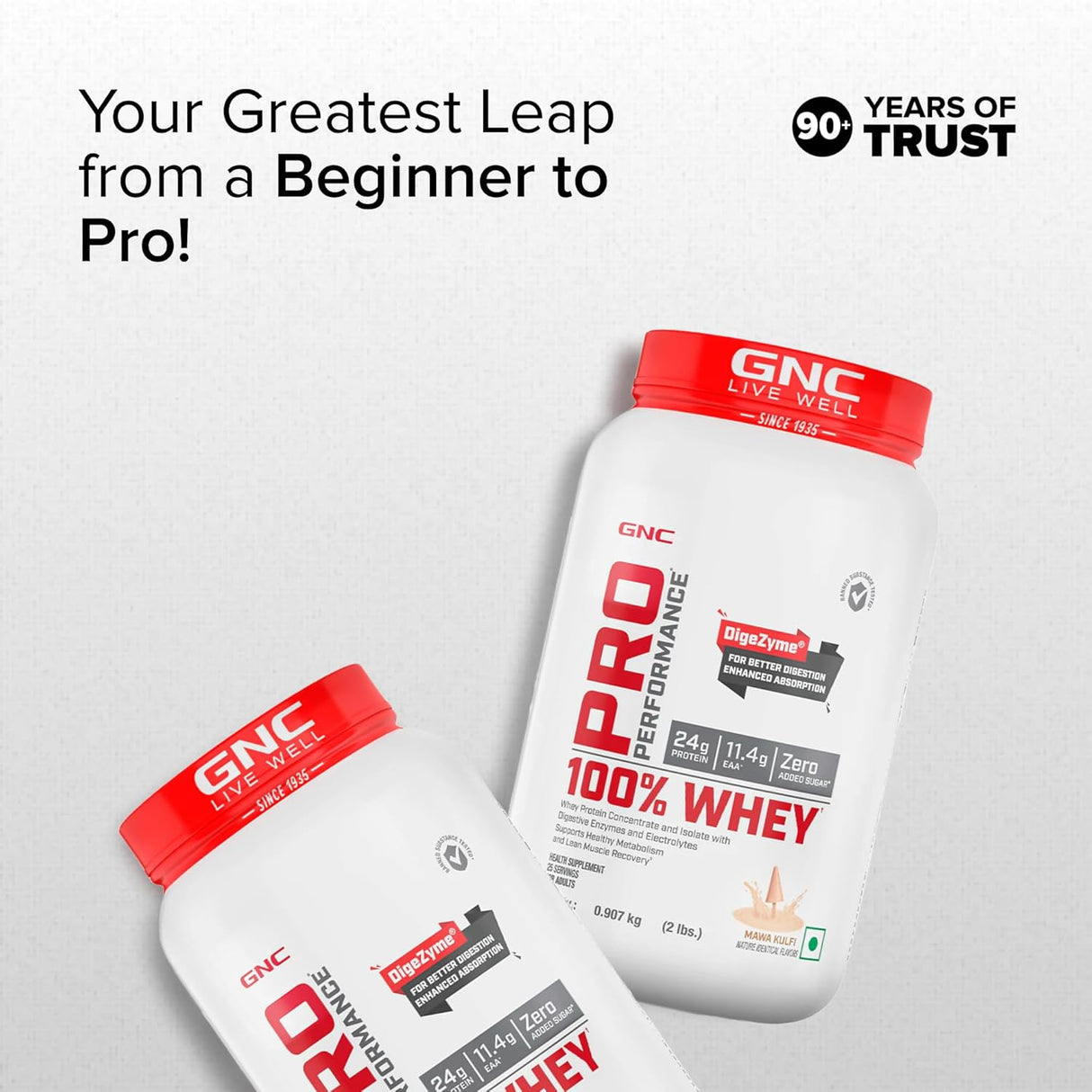 GNC Pro Performance 100% Whey Protein - 2 Lbs