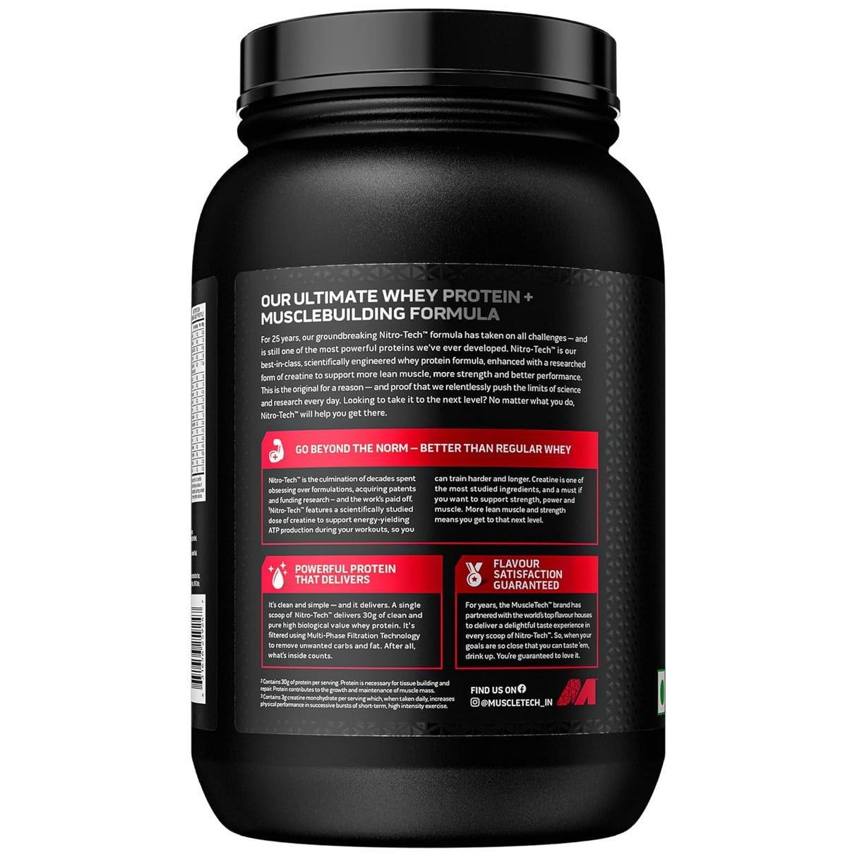 MuscleTech Nitro-Tech Performance Series - 2 Lbs