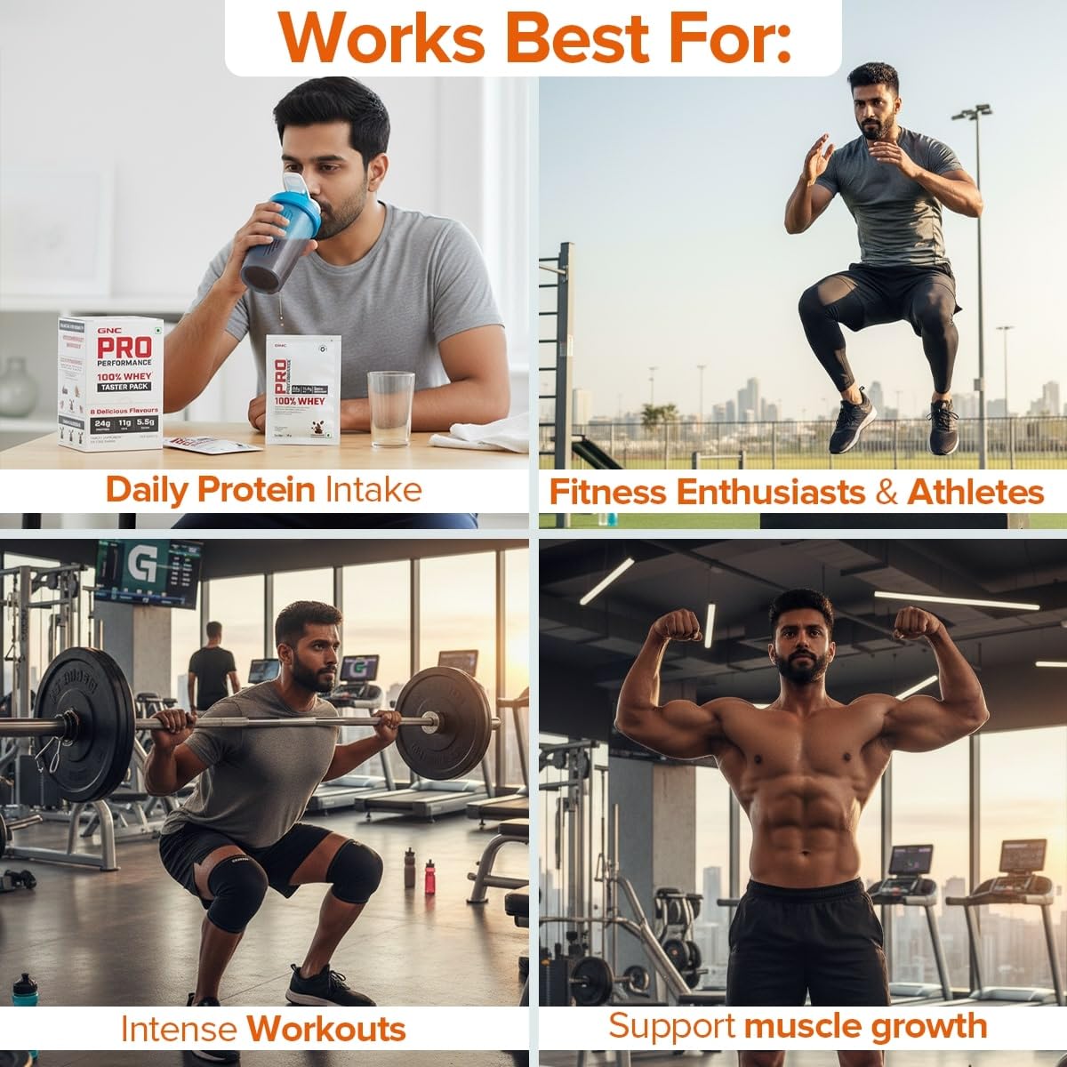 GNC Select Advanced Whey Protein | 24g Protein | 10.5g EAAs | Whey Isolate & Concentrate Blend | 1kg