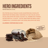 PHAB Protein Wafer Bar Cookies & Cream | 10g Protein | Millet-Based Snack | Pack of 10