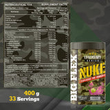 Bigflex Nuke Pre-Workout Powder | Energy & Workout Support | 400g (33 Servings)