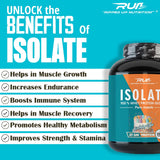 Ripped Up Nutrition 100% Whey Protein Isolate | 27g Protein, Low Carb & Fat | 1 Kg, 30 Servings