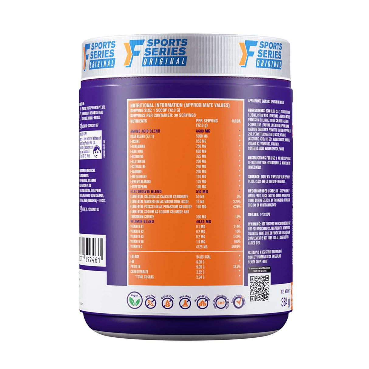 Fast&Up EAA Intra-Training 419G (30 Servings)