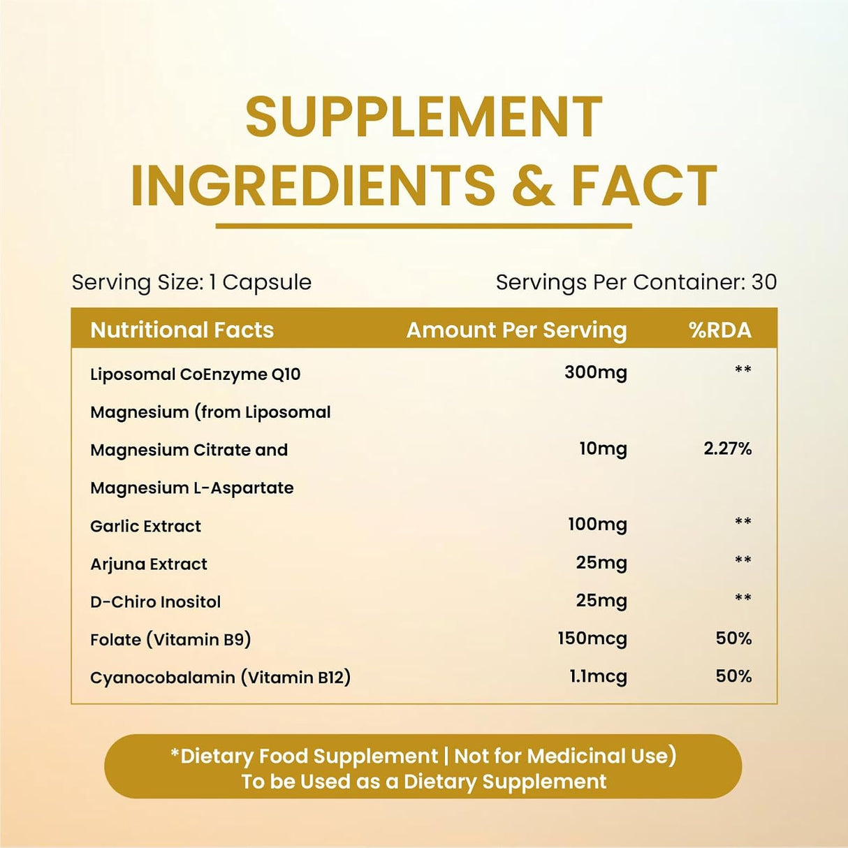 Vlado's Himalayan Organics, CoQ10, 300mg - 30 Veg Capsules
