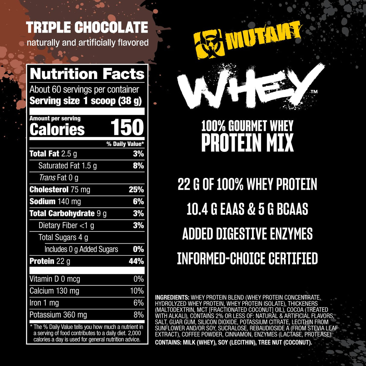 Mutant Whey 2.27 Kg (5 Lbs)