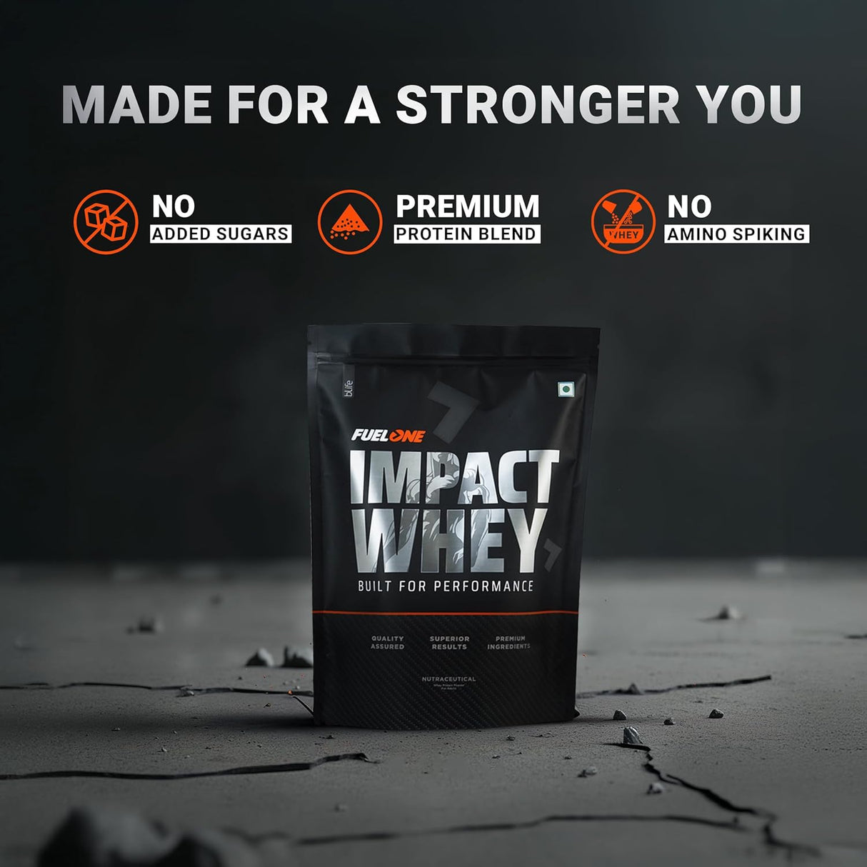 Fuel One Impact Whey Protein, 1 kg (2.2 lb)