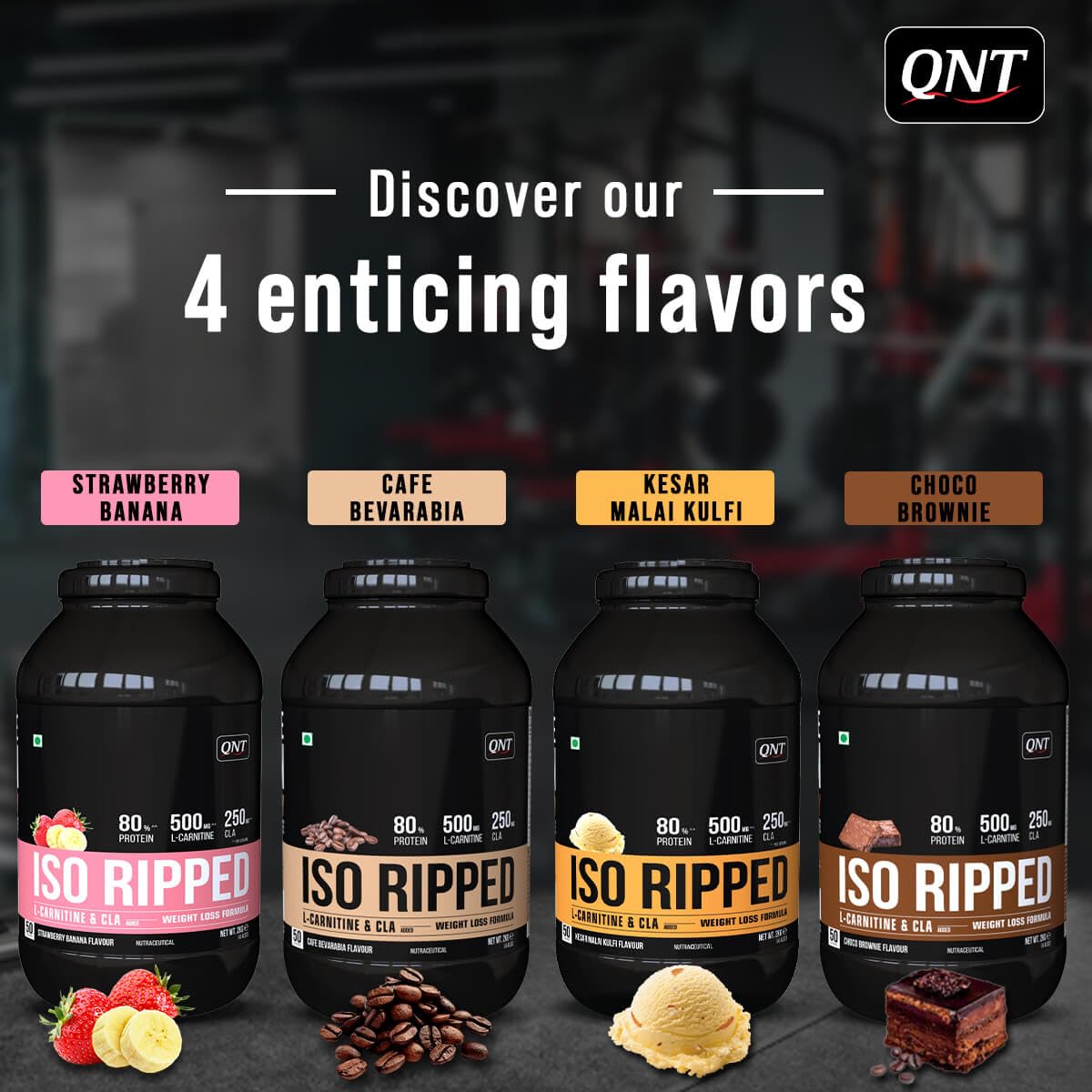 QNT Iso Ripped Whey Isolate Protein - 2.2 Lbs ( 1 Kg)