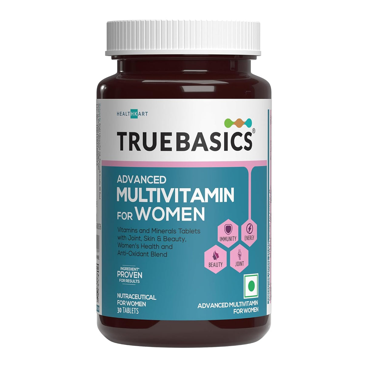 TrueBasics Advanced Multivitamin for Women | Vitamins & Minerals | 30 Tablets