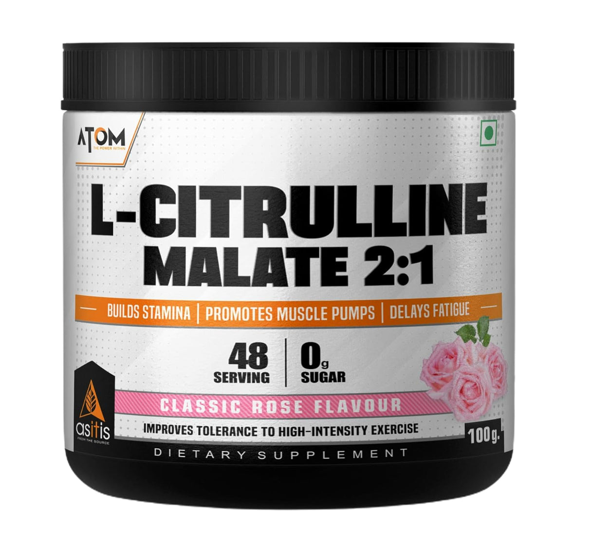 AS-IT-IS ATOM L Citrulline Malate - 48 Servings