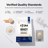 AS-IT-IS ATOM Whey Protein XL 1kg | Whey Protein with DigeZyme® & Fermented Yeast Protein