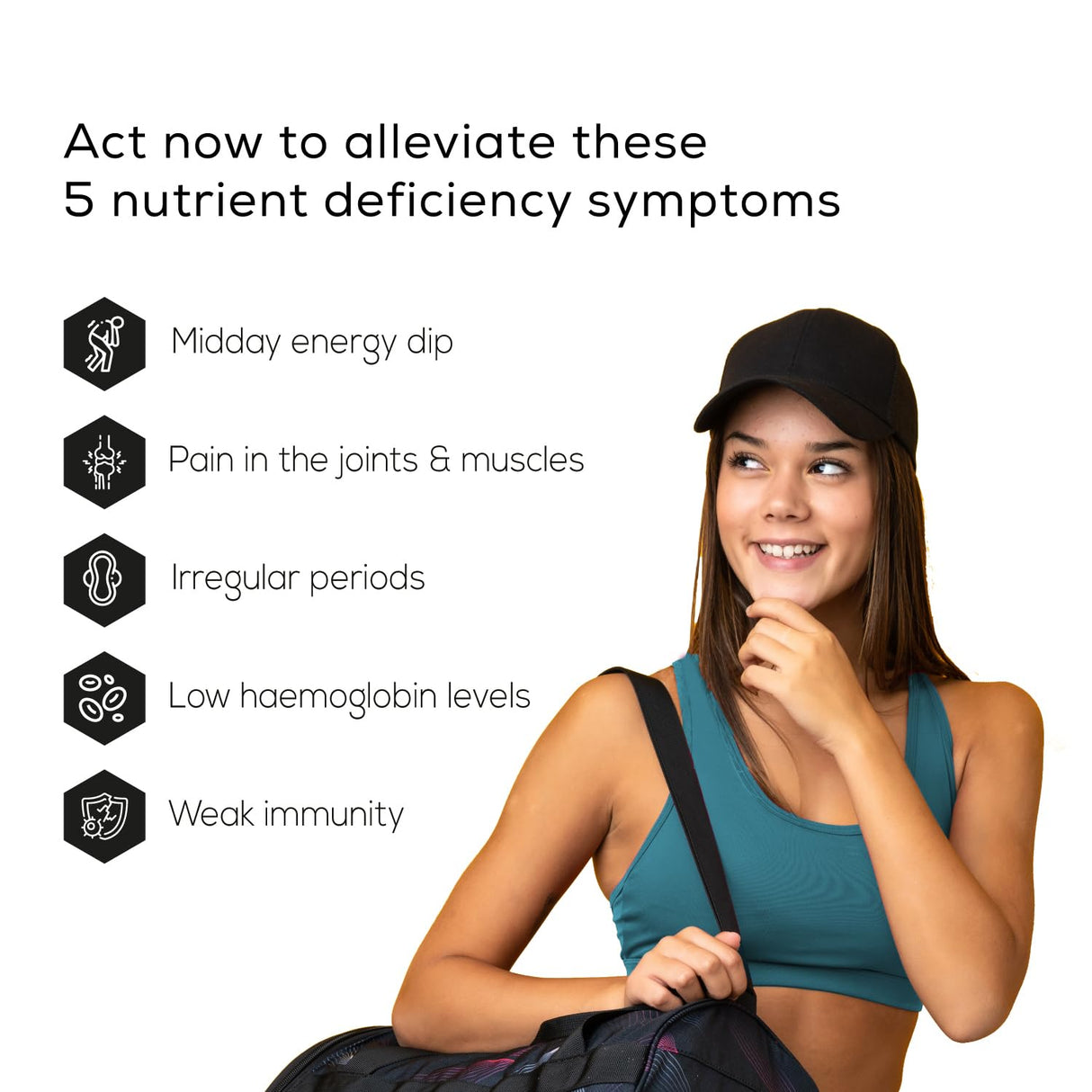 TrueBasics Advanced Multivitamin for Women | Vitamins & Minerals | 90 Tablets