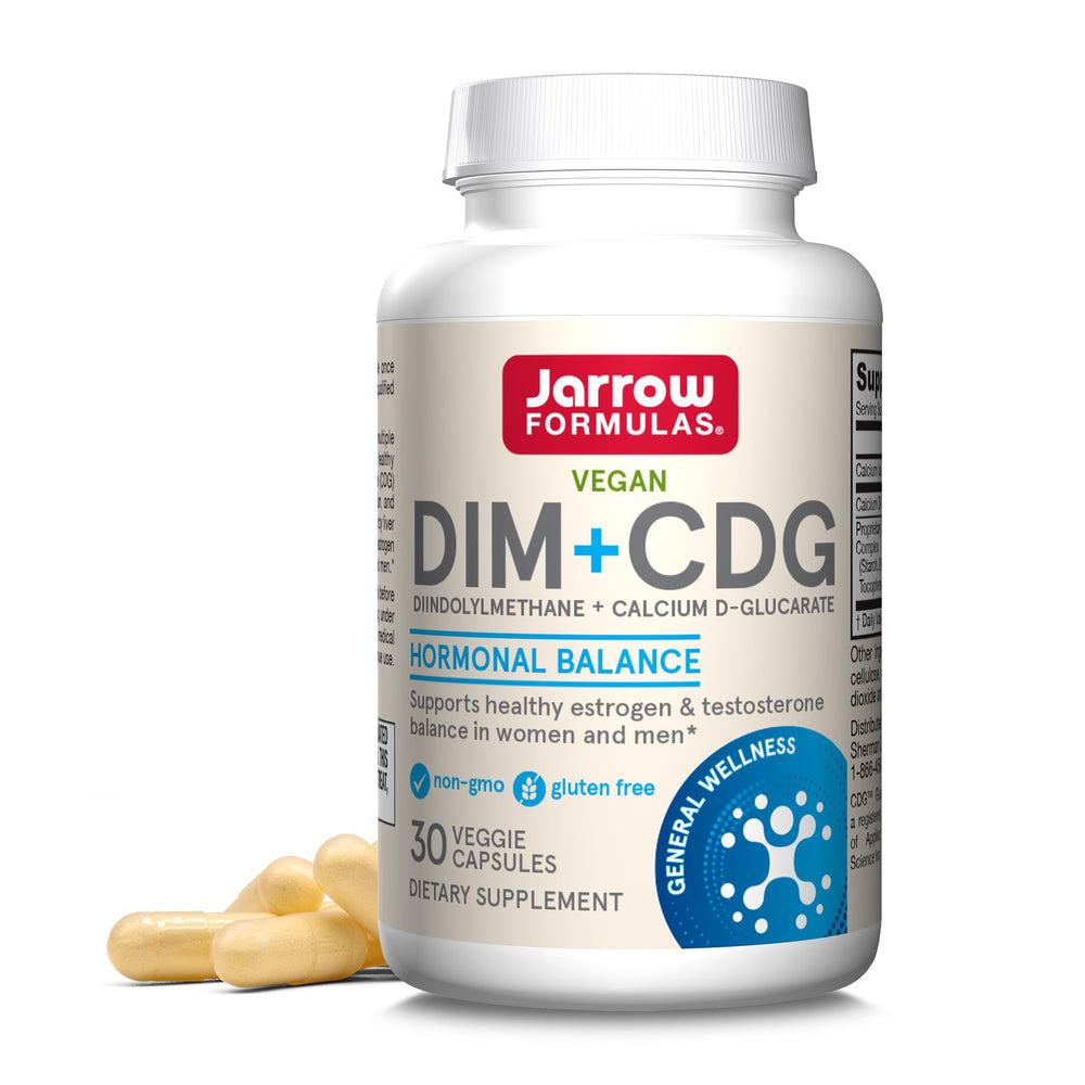 Jarrow Formulas Vegan DIM + CDG | 30 Veggie Capsules
