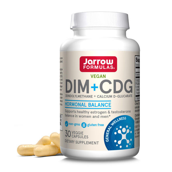 Jarrow Formulas Vegan DIM + CDG | 30 Veggie Capsules