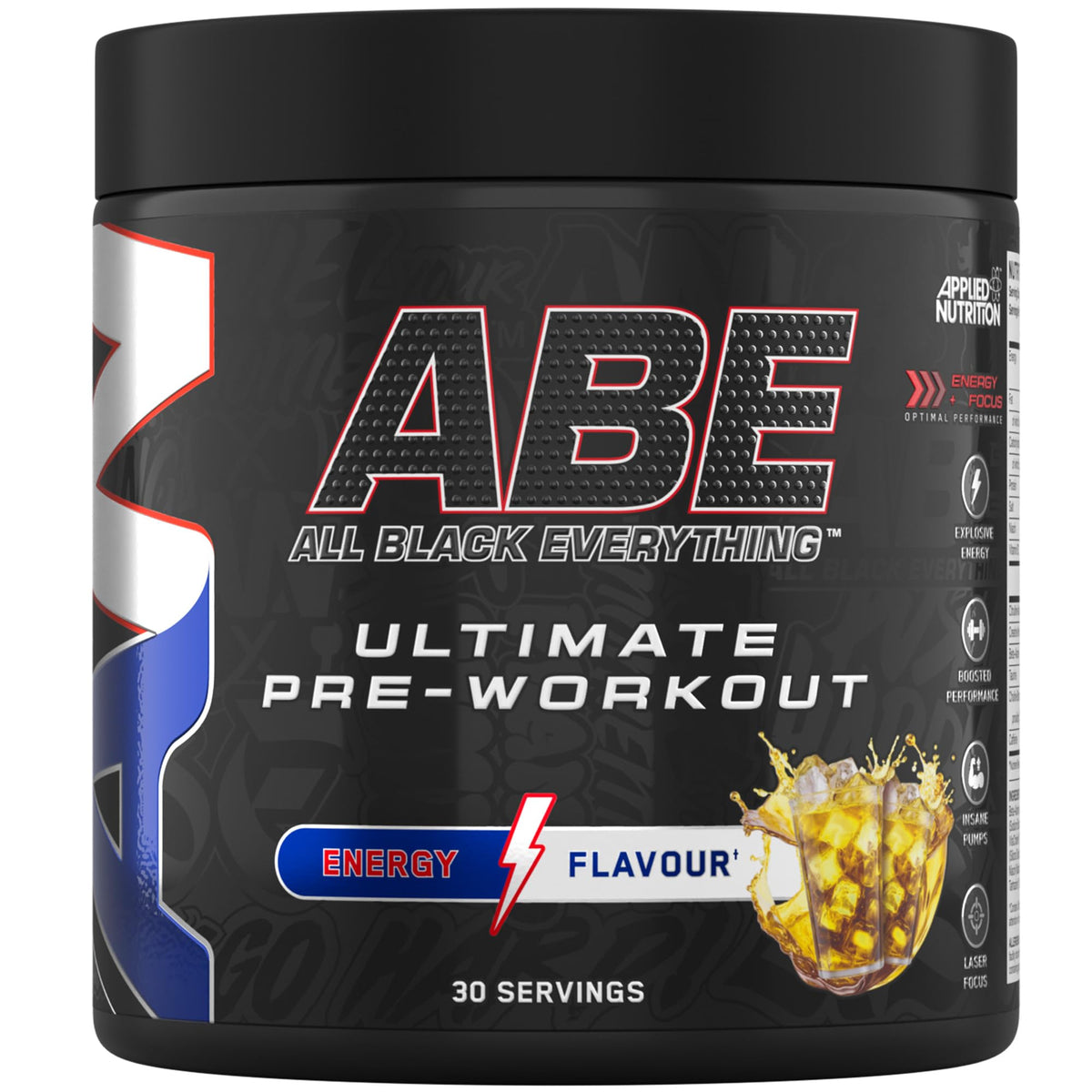 Applied Nutrition ABE (All Black Everything) Pre-Workout Powder | 375g (30 Servings)
