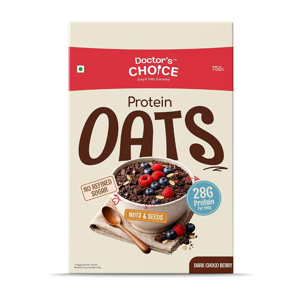 Doctor's Choice Protein Oats 750 gm ( 15 Serving )
