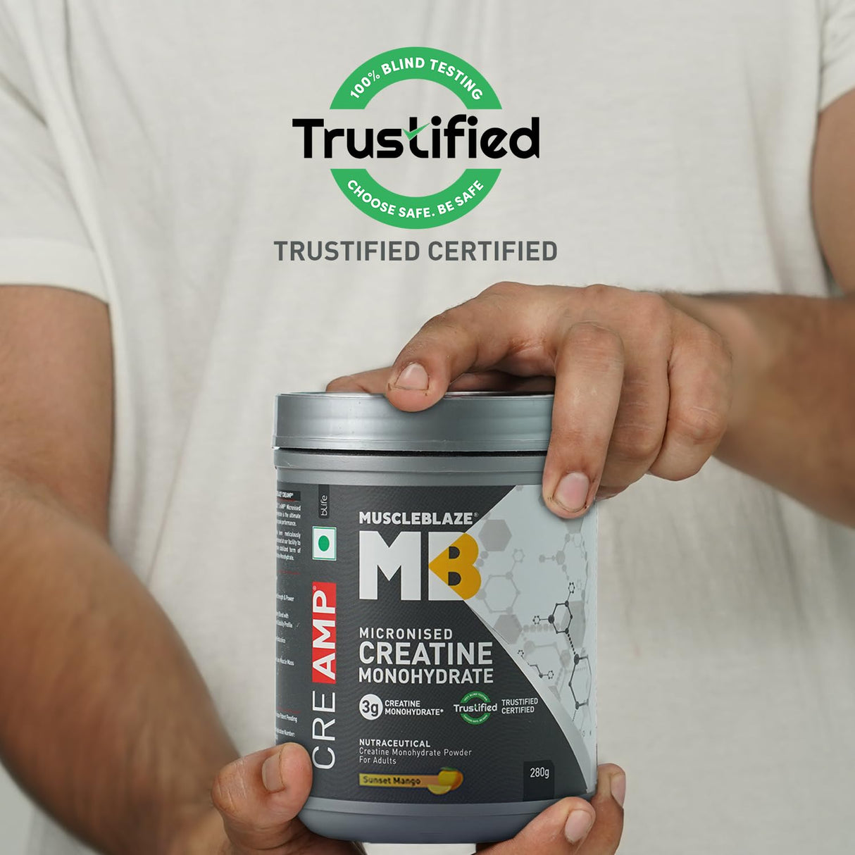 MuscleBlaze Creatine Monohydrate CreAMP