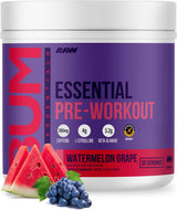 RAW Essential Pre-Workout Powder | Caffeine, L-Citrulline, L-Tyrosine & Beta-Alanine