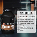 QNT Iso Ripped Whey Isolate Protein - 2.2 Lbs ( 1 Kg)