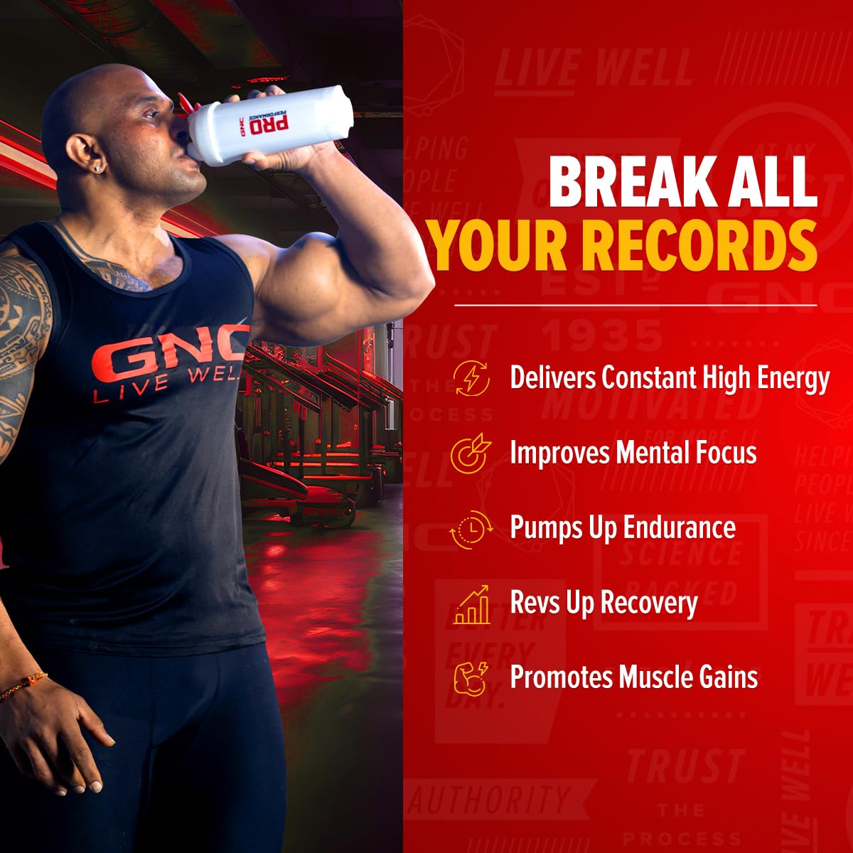 GNC Pro Performance Pre Workout - 30 Servings