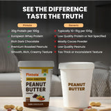 Pintola High Protein Peanut Butter Dark Chocolate 1 Kg | 30g Protein