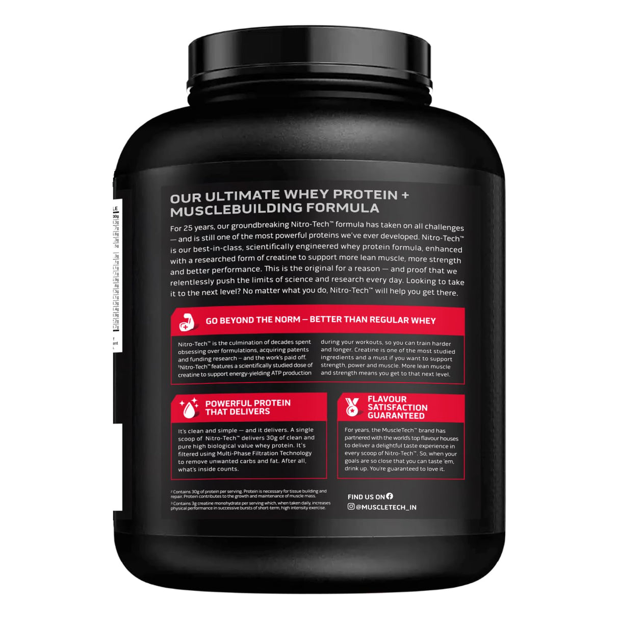Muscletech Nitro-Tech Ripped 3.8 Lbs (1.72Kg) - 42 Servings