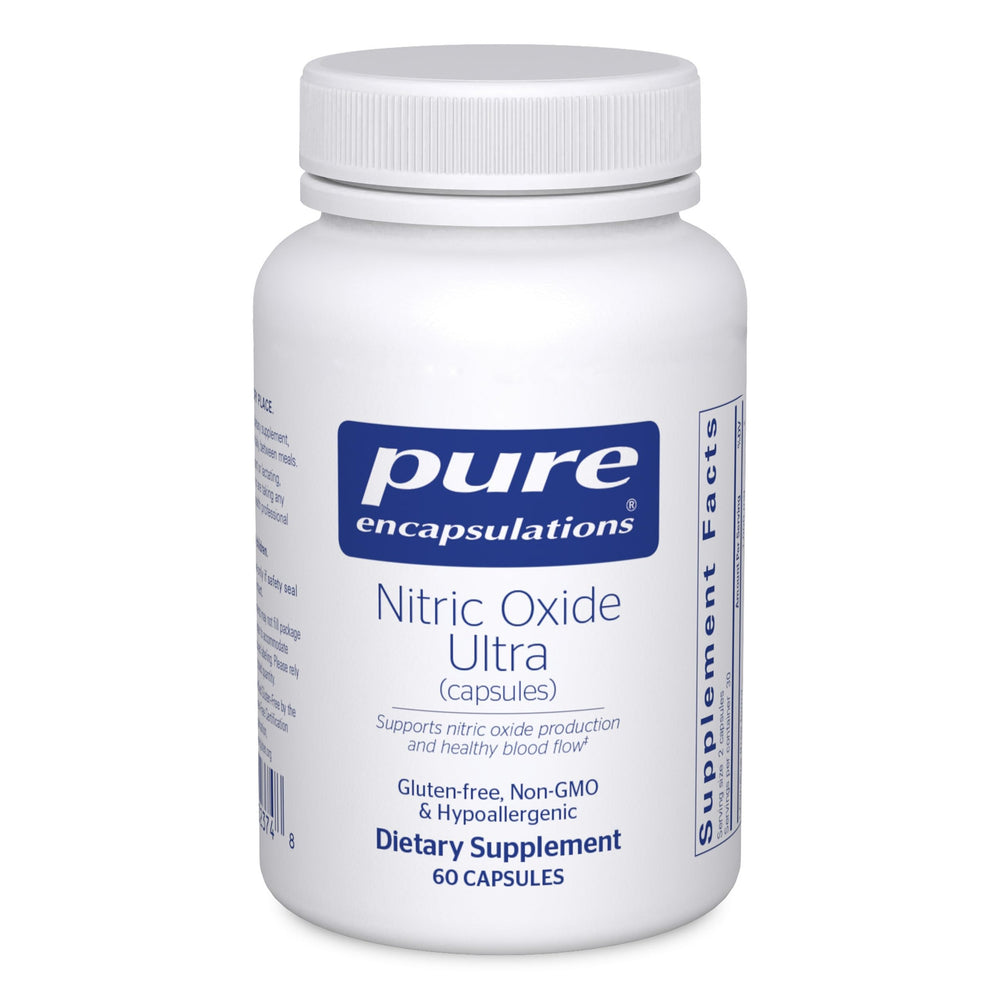 Pure Encapsulations Nitric Oxide Ultra | Gluten-Free, Non-GMO & Hypoallergenic | 60 Capsules