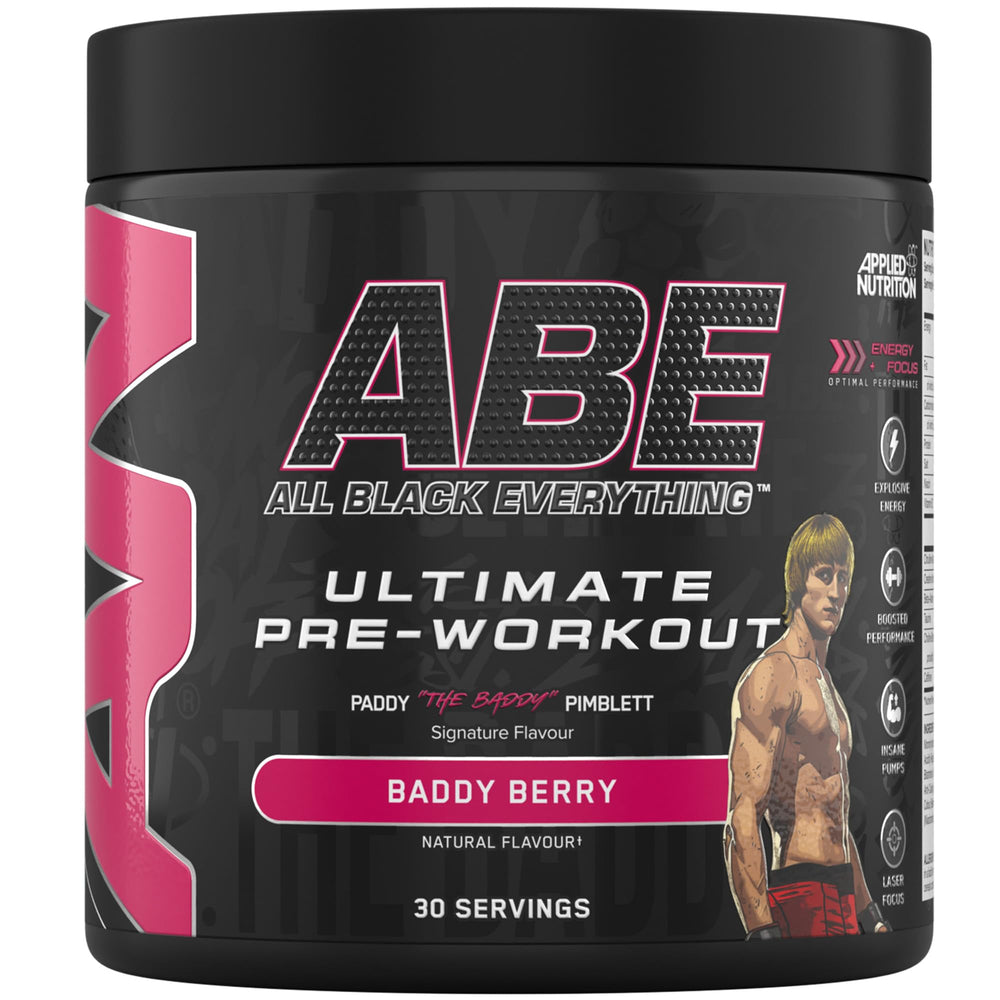 Applied Nutrition ABE (All Black Everything) Pre-Workout Powder | 375g (30 Servings)