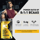 MuscleBlaze BCAA Gold 8 : 1 : 1 450 Gms