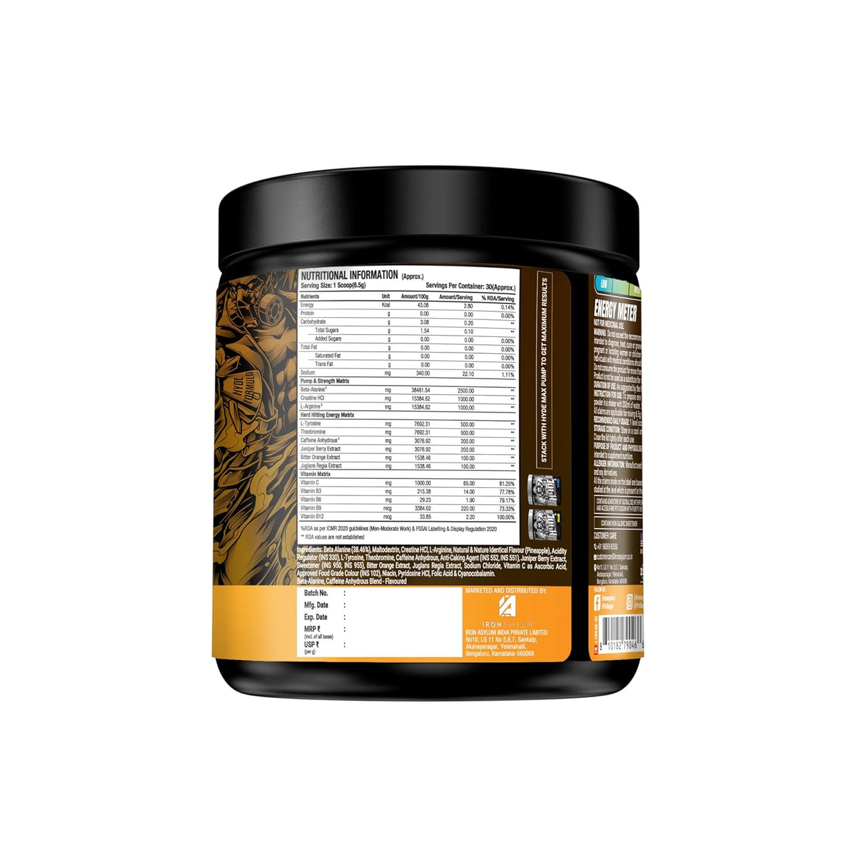 ProSupps HYDE XTREME Pre Workout - 30 Servings