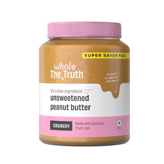 The Whole Truth Peanut Butter (Unsweetened) - 925g